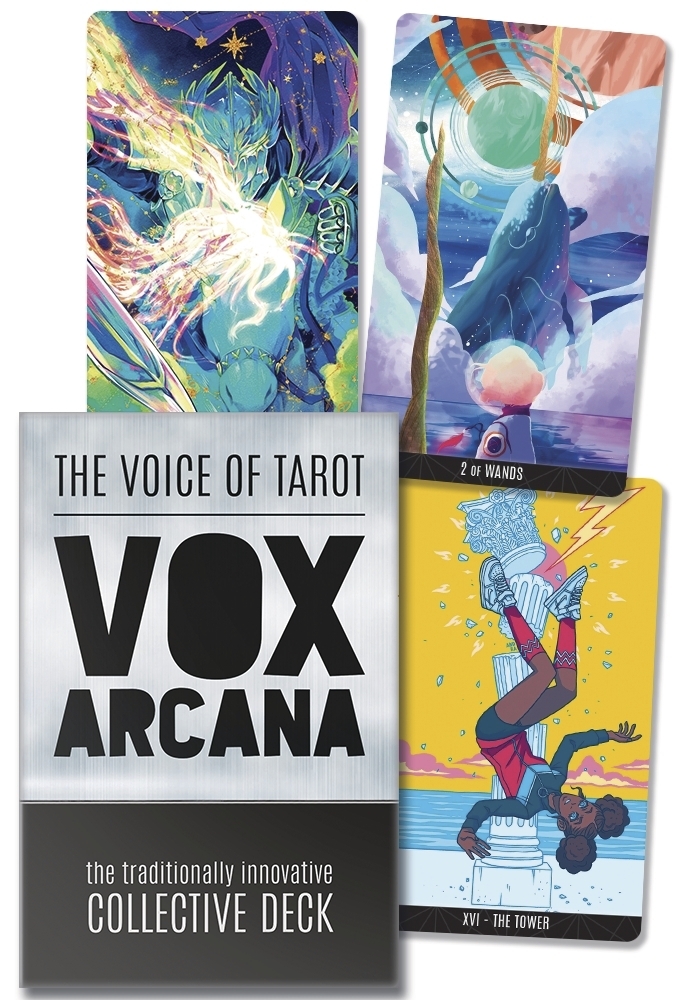 Promo material for the Vox Arcana tarot deck