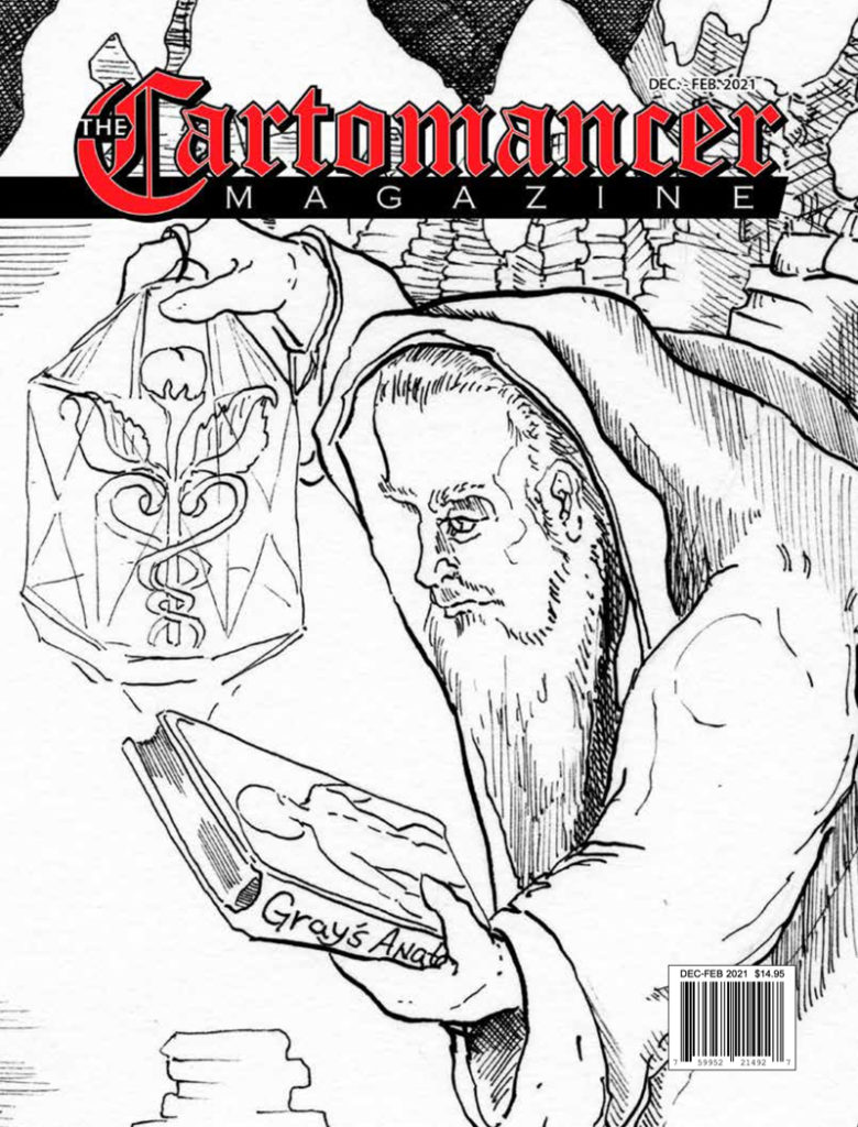 Cover Art for The Winter issue of The Cartomancer Magazine